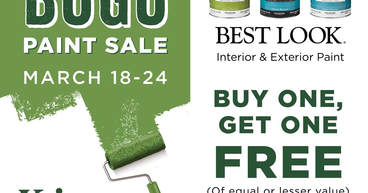 BOGO Paint Sale Keim Home Center